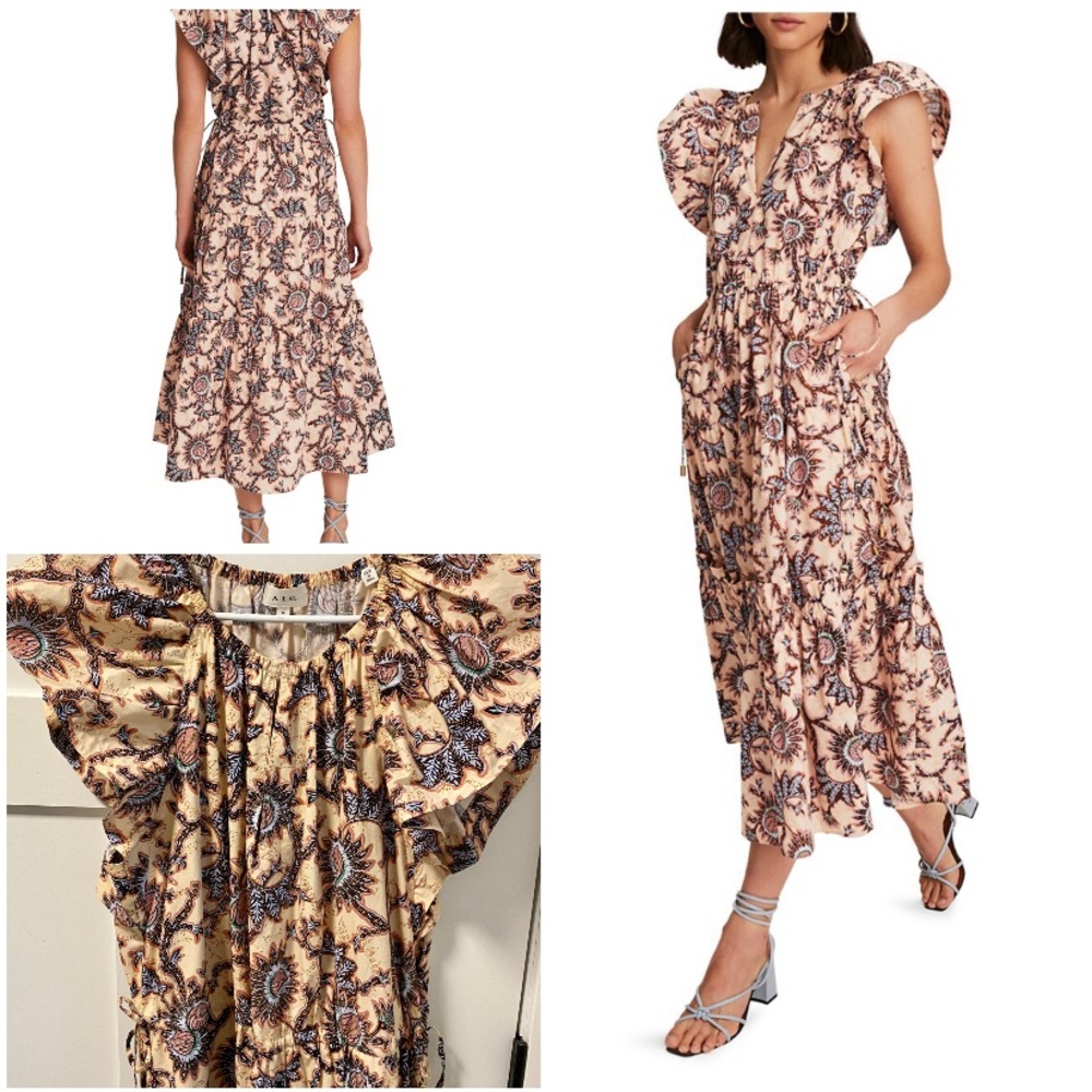 A.L.C. Dresses A.L.C. Augustine Floral Midi Dress